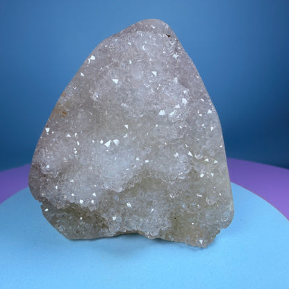 Sugar Quartz Small Semi-Polished Cluster Freeform (Video)