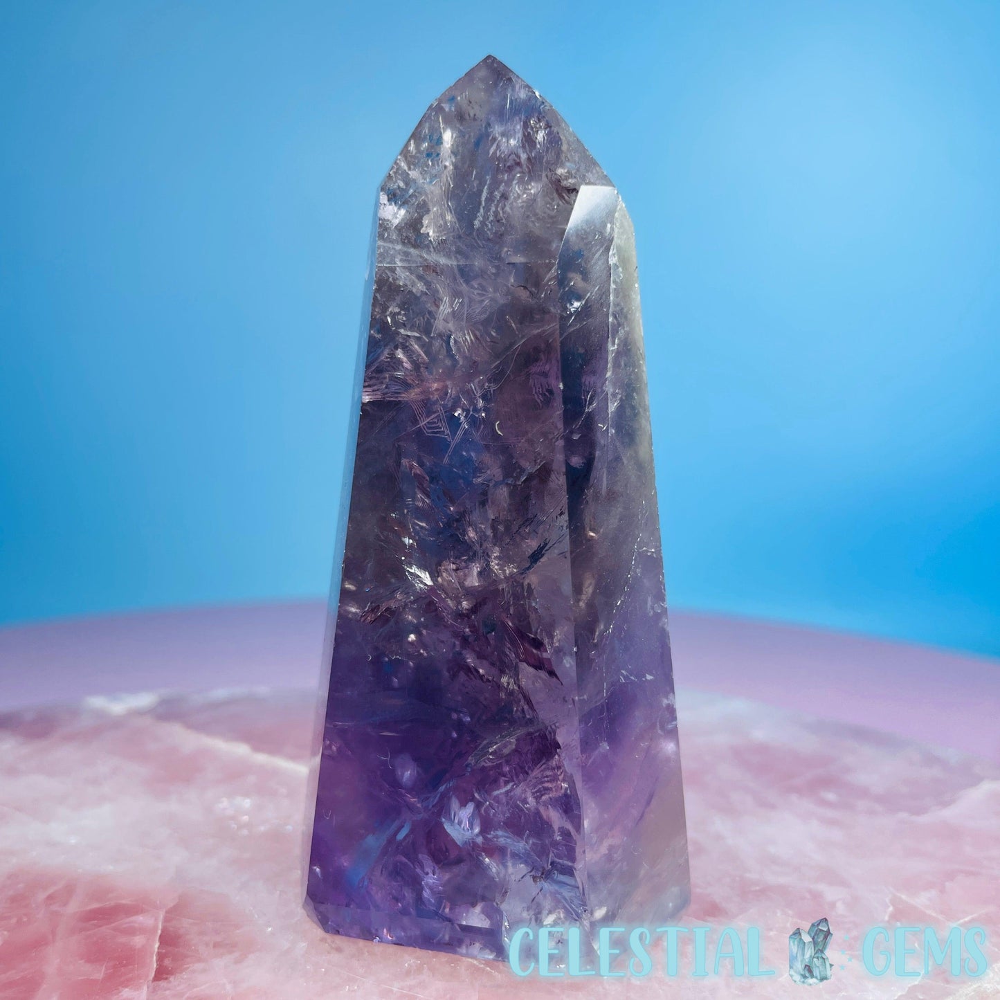 High Grade Amethyst Medium Tower