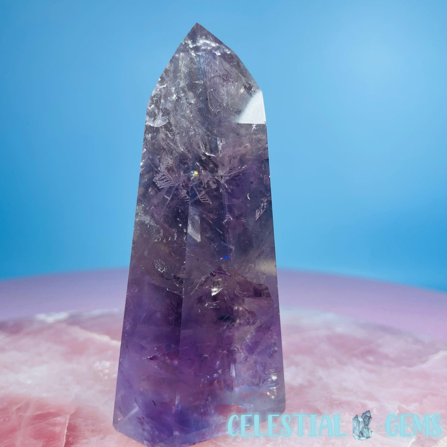 High Grade Amethyst Medium Tower