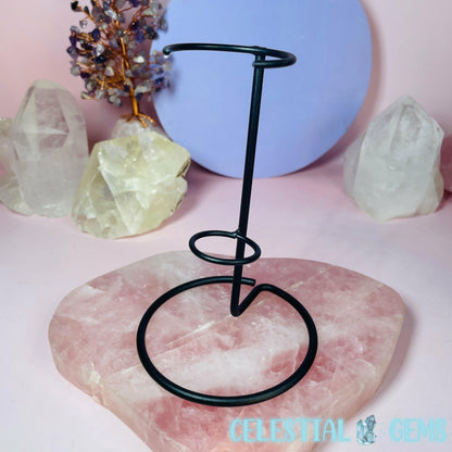 Display Stand for Crystal Wand/Scepter/DT Point - Black Metal