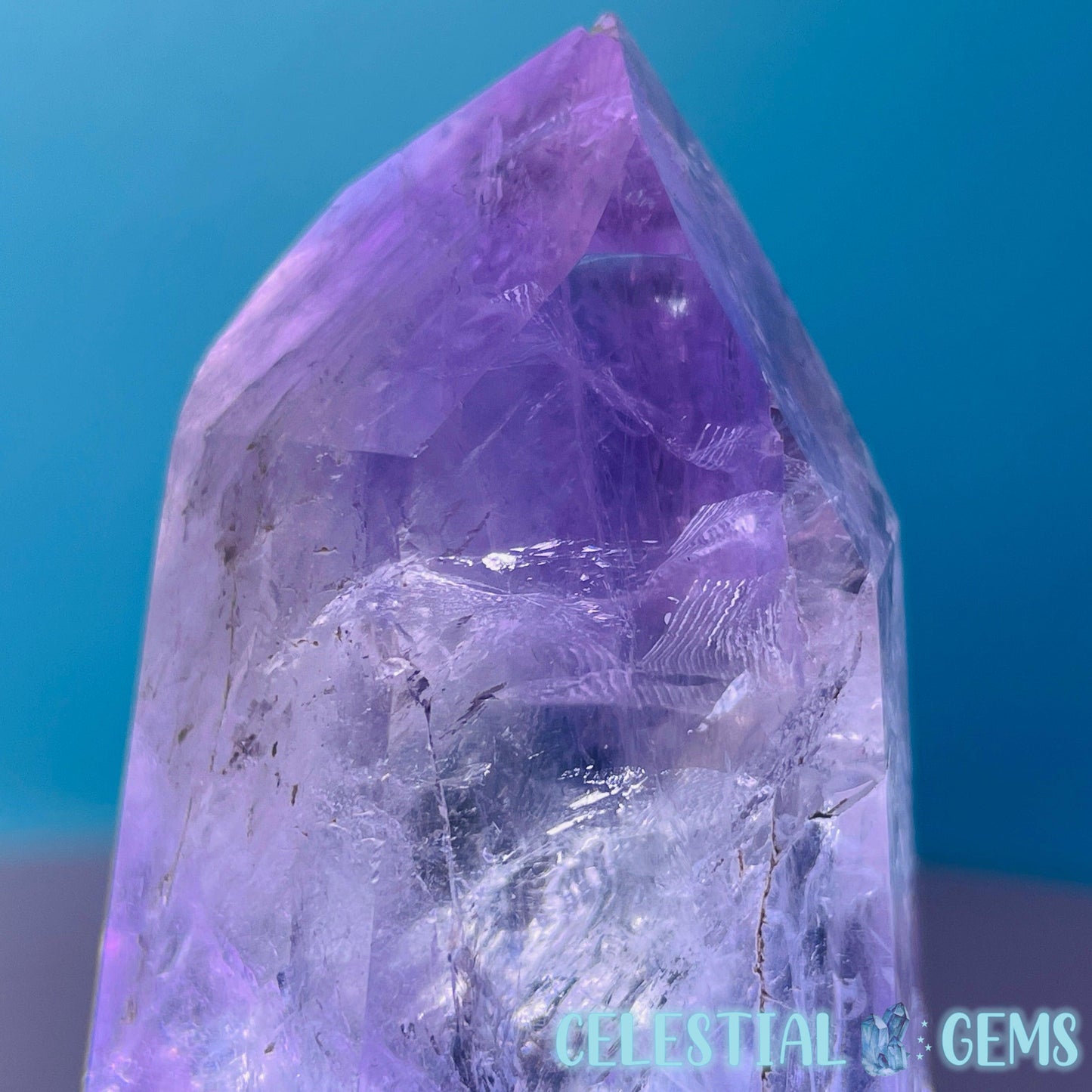 High Grade Amethyst Medium Tower