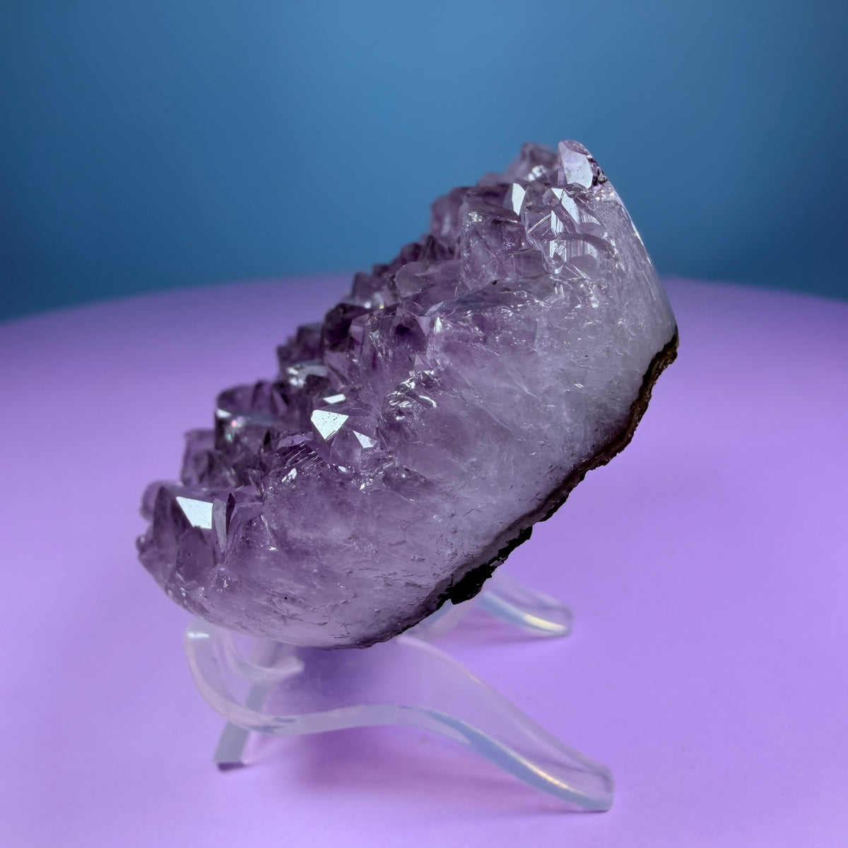 Amethyst Cluster Heart Carving with Agate (Video)