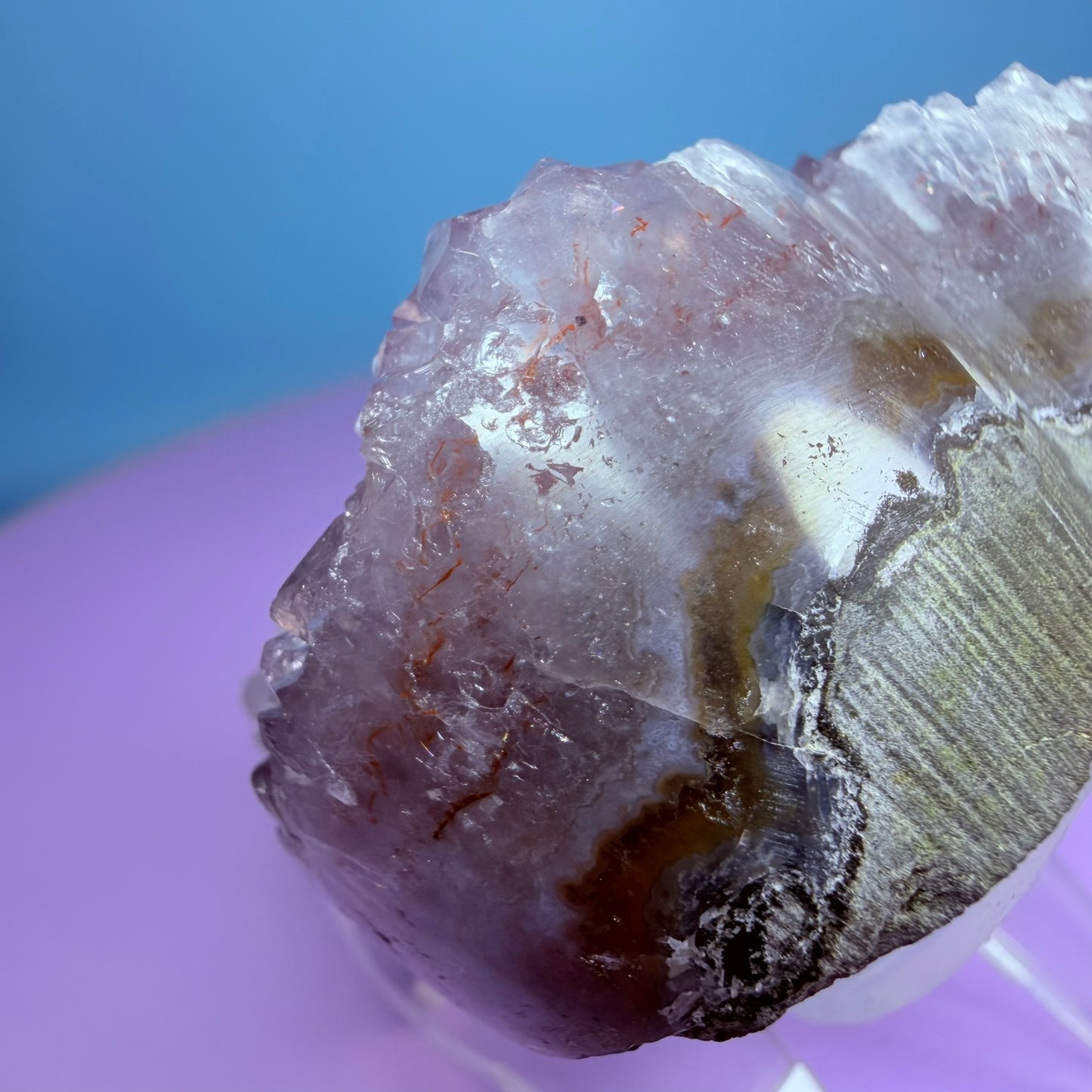 Amethyst Cluster Heart Carving with Agate (Video)