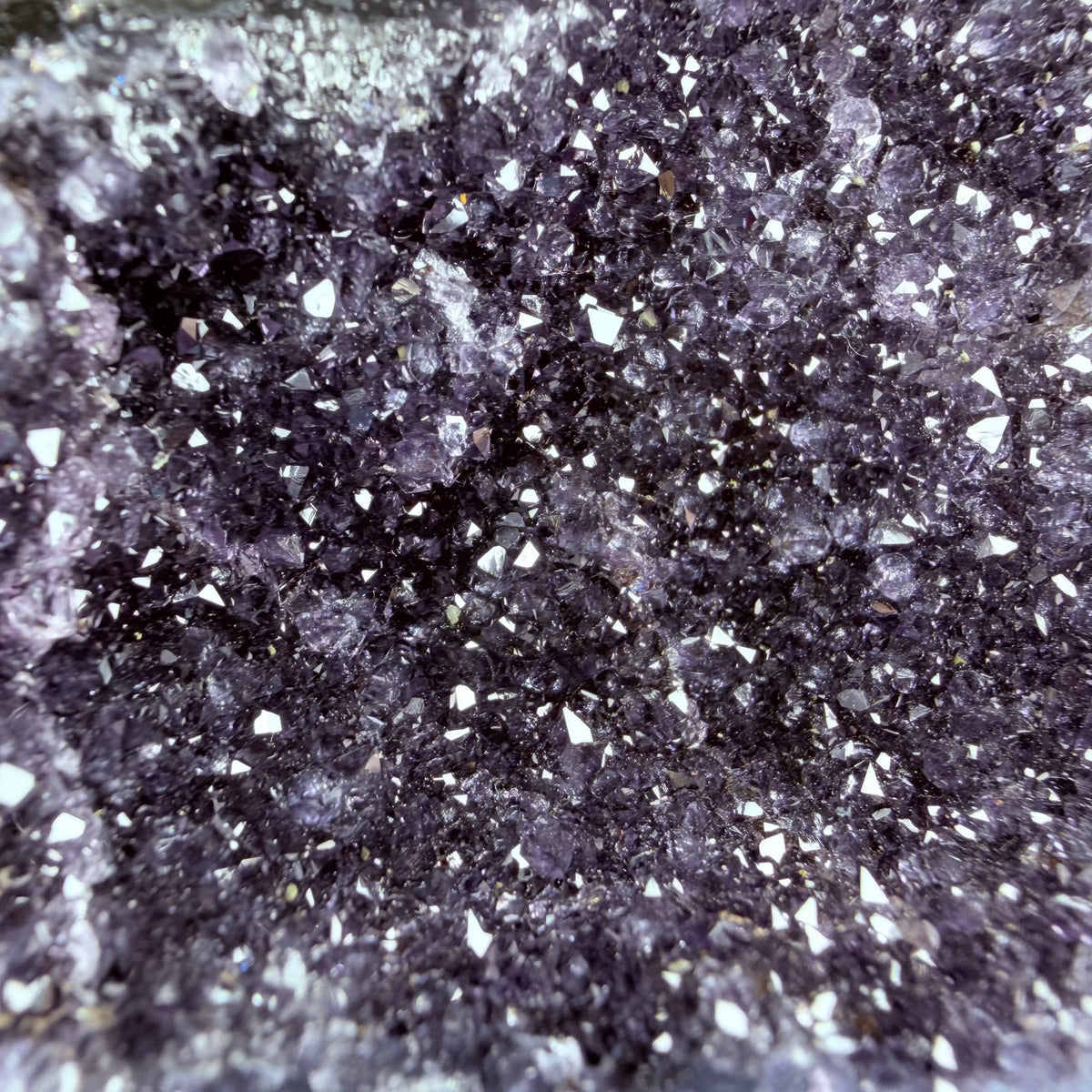 Amethyst Small Semi-Polished Cluster Freeform with Agate (Video)