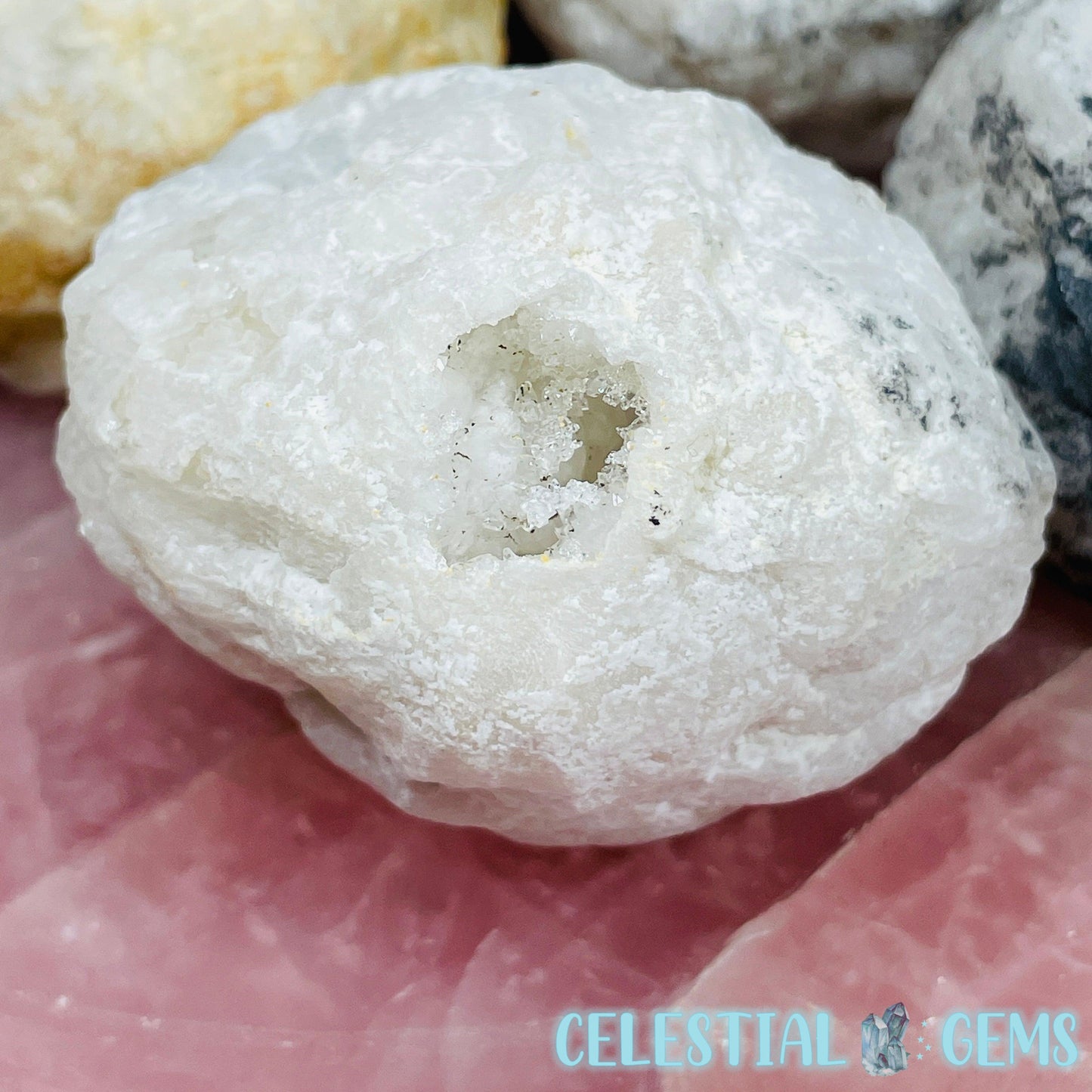 Uncracked Quartz Raw Geode Small (Crack Your Own Geode)