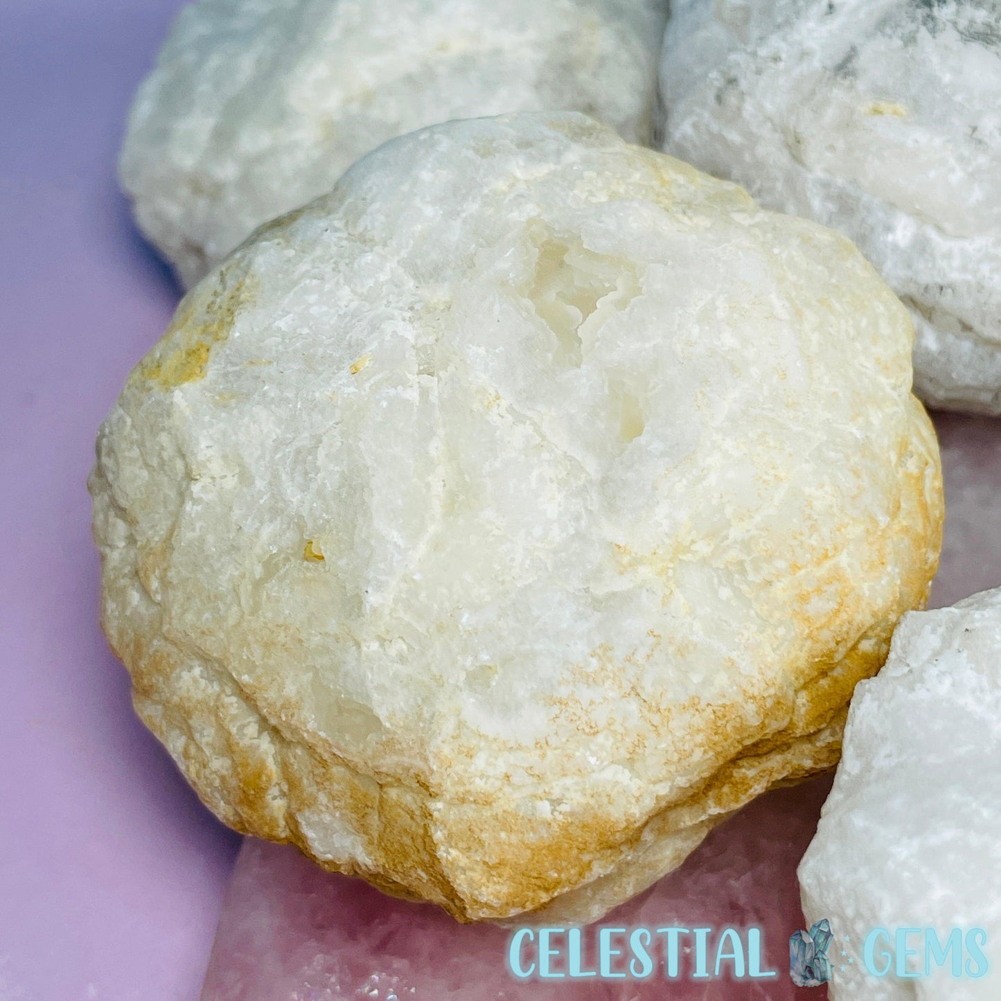 Uncracked Quartz Raw Geode Small (Crack Your Own Geode)