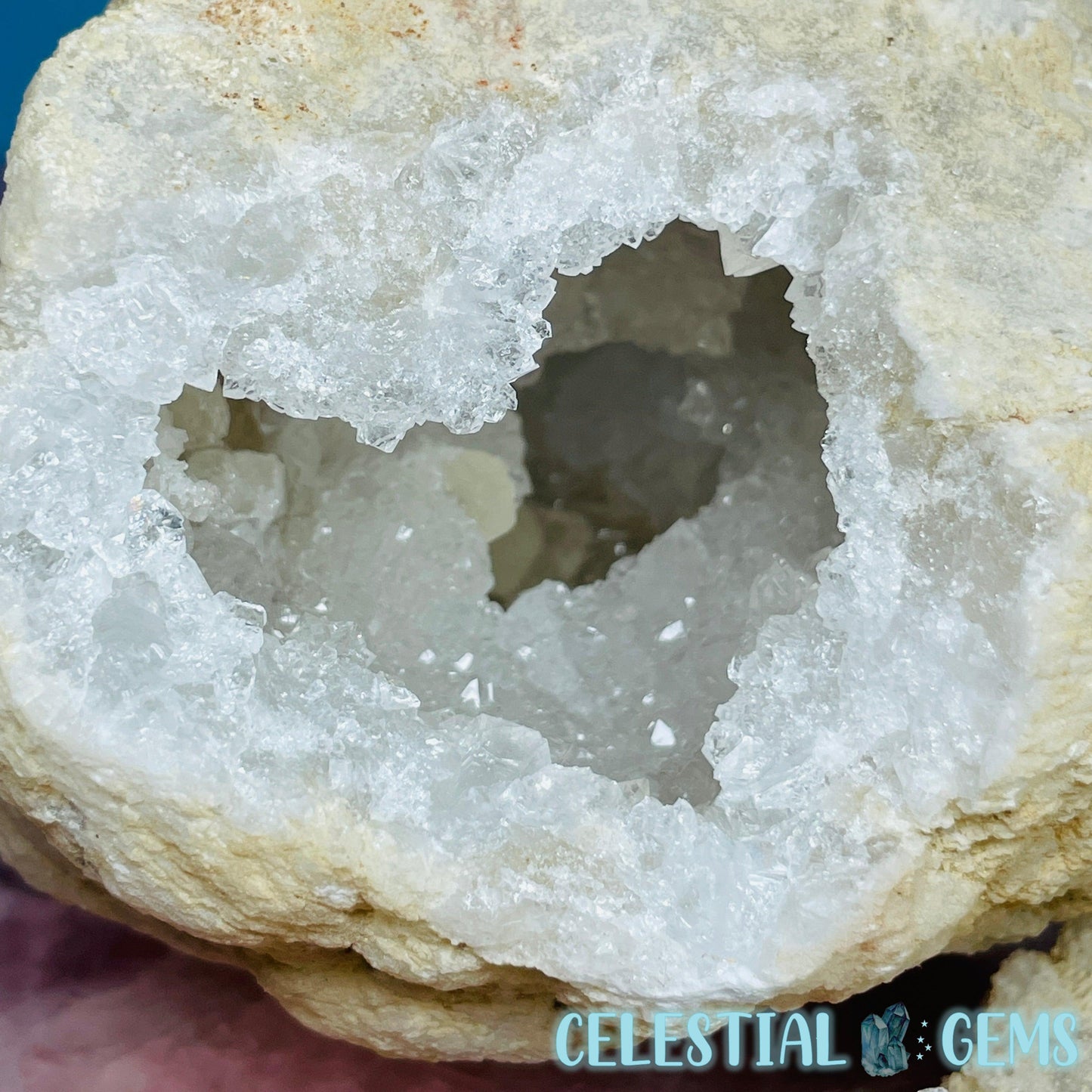 Cracked Quartz Raw Geode Large