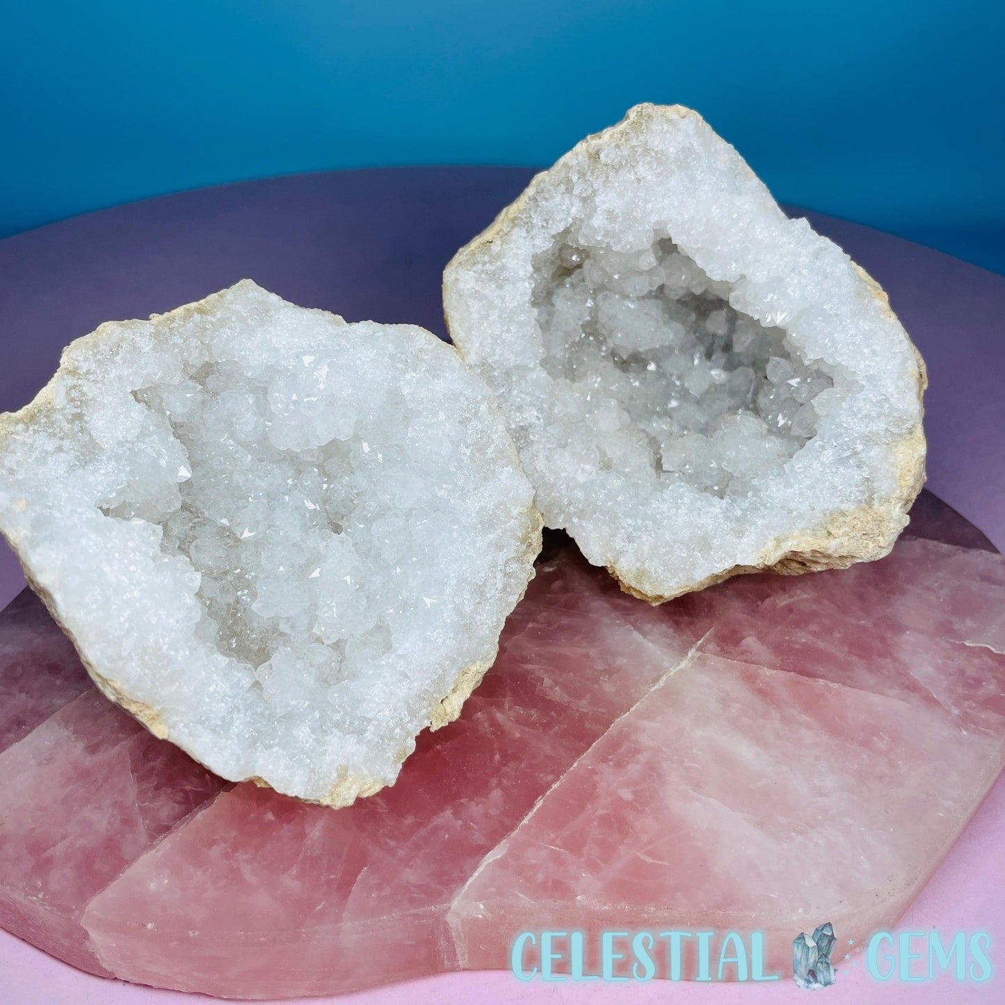 Cracked Quartz Raw Geode Large
