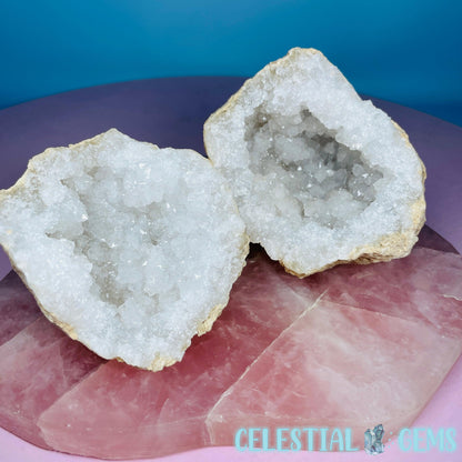 Cracked Quartz Raw Geode Large