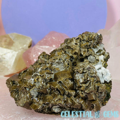Druzy Chocolate Calcite Medium Cluster