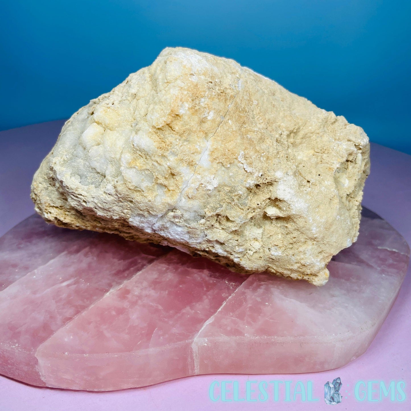 Cracked Quartz Raw Geode Large