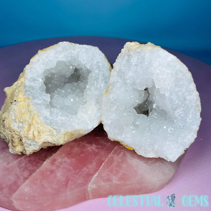 Cracked Quartz Raw Geode Large