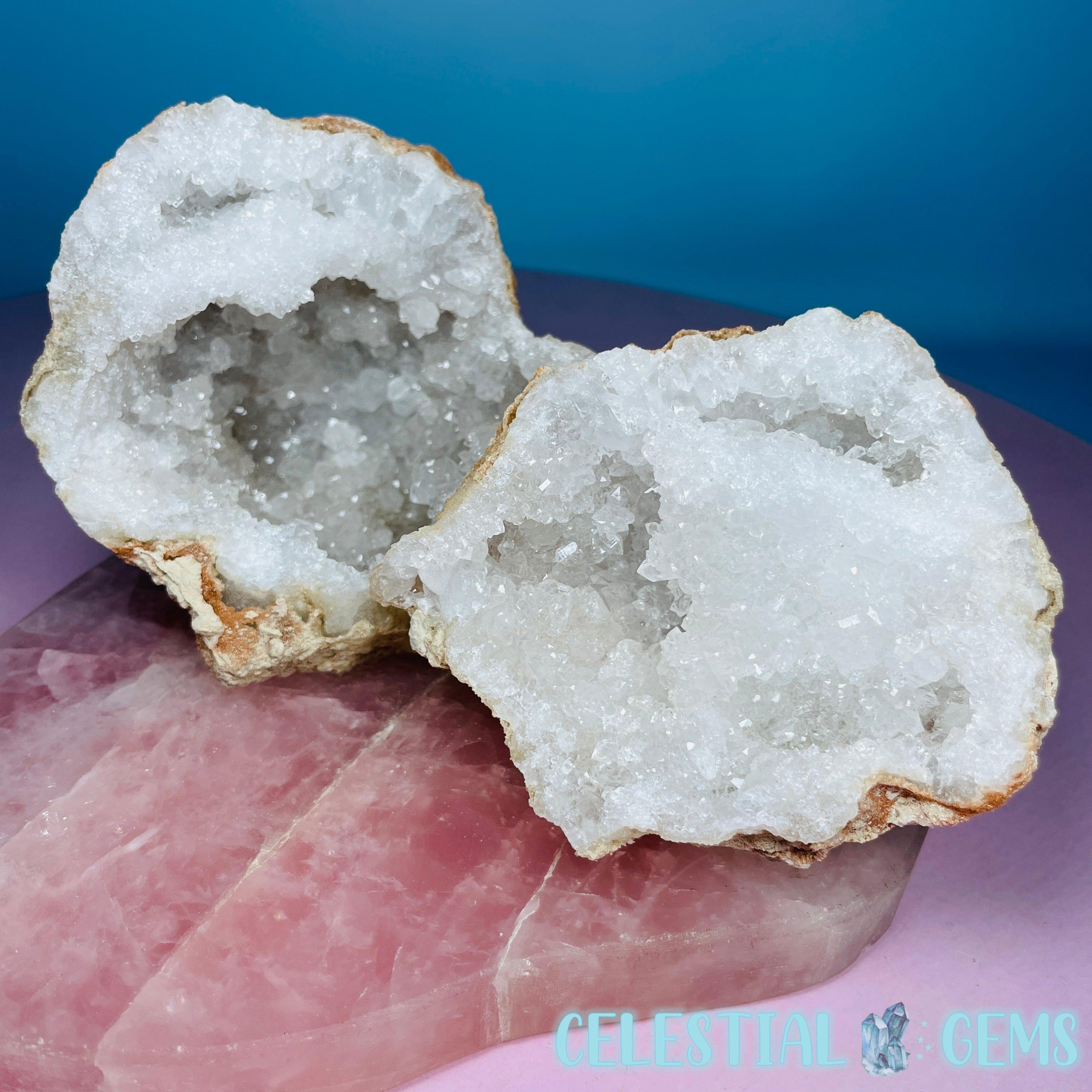 Geode Rocks Raw Cracked Quartz Raw Geode Large – Celestial Gems NZ