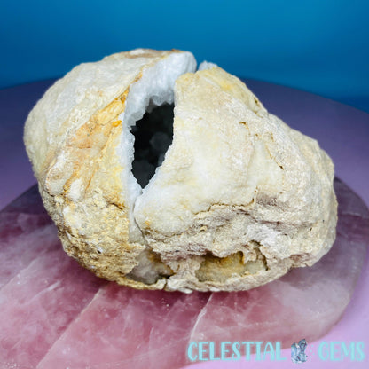 Cracked Quartz Raw Geode Large