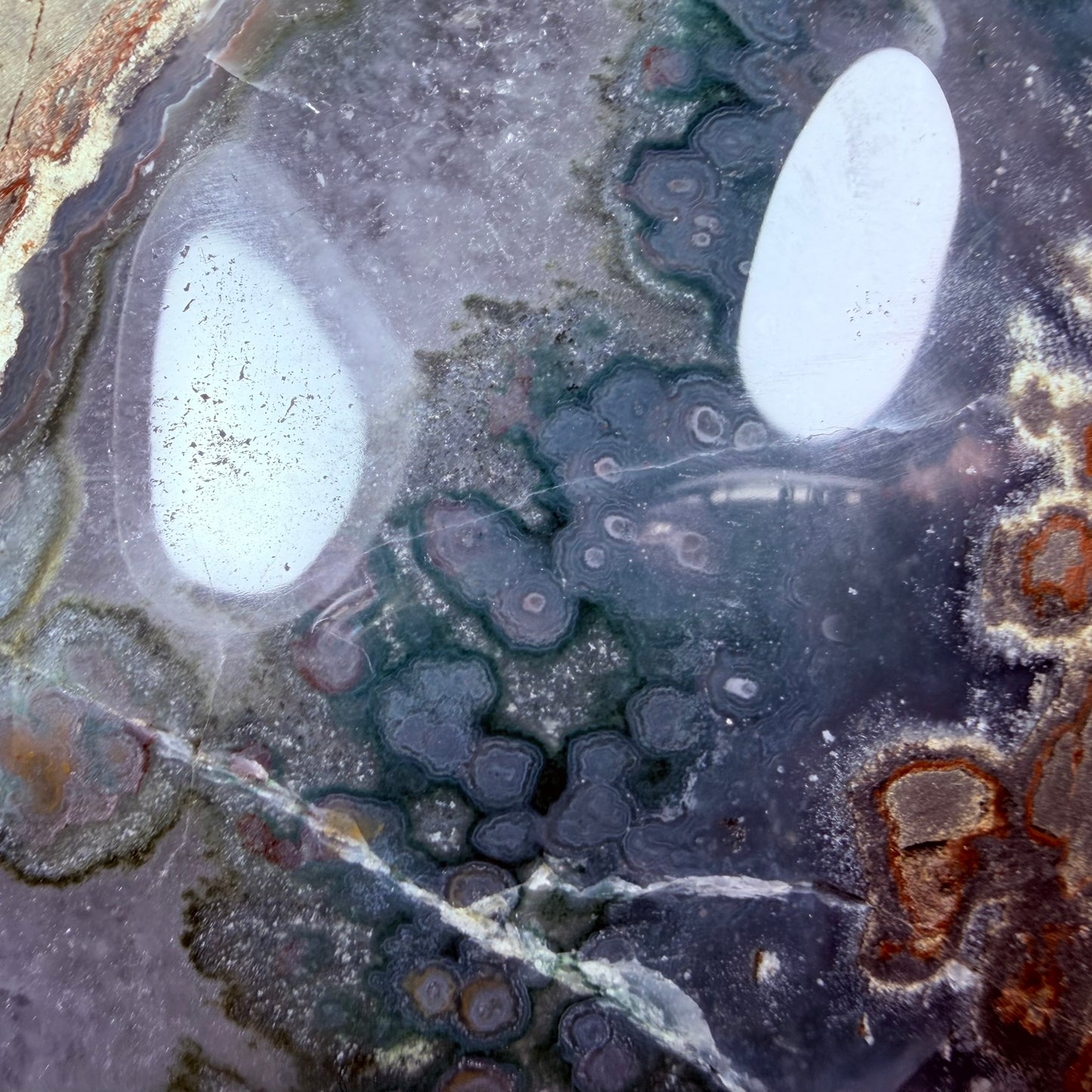 Amethyst Large Semi-Polished Geode Freeform with Agate (Video)