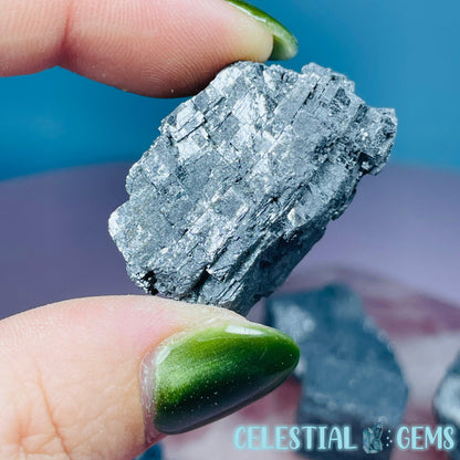 Galena Raw Small Cubic Chunk (Lead Sulfide)