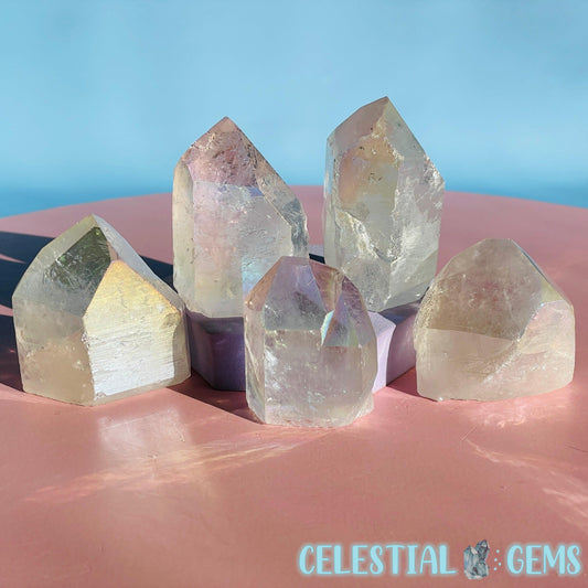 Angel Aura Quartz Raw Point