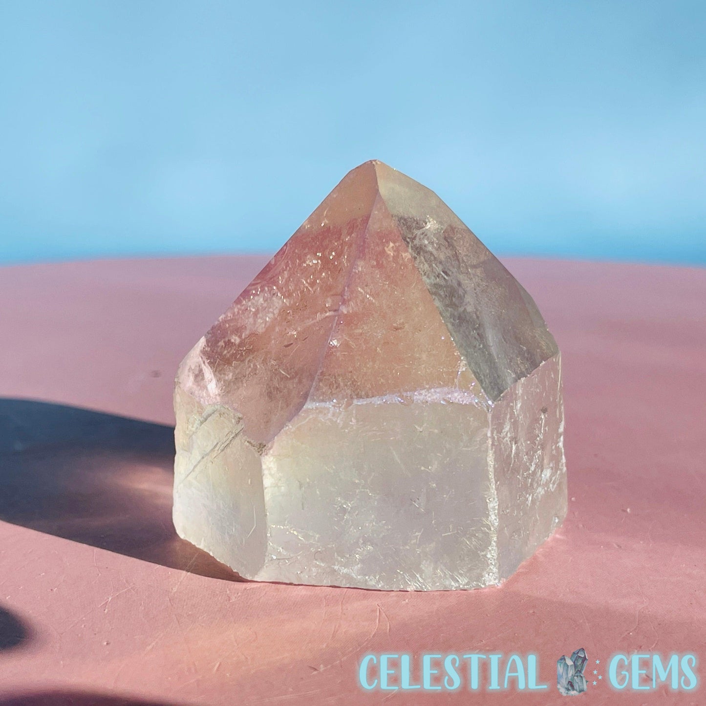 Angel Aura Quartz Raw Point