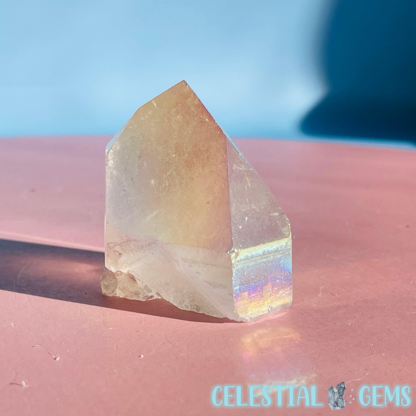 Angel Aura Quartz Raw Point