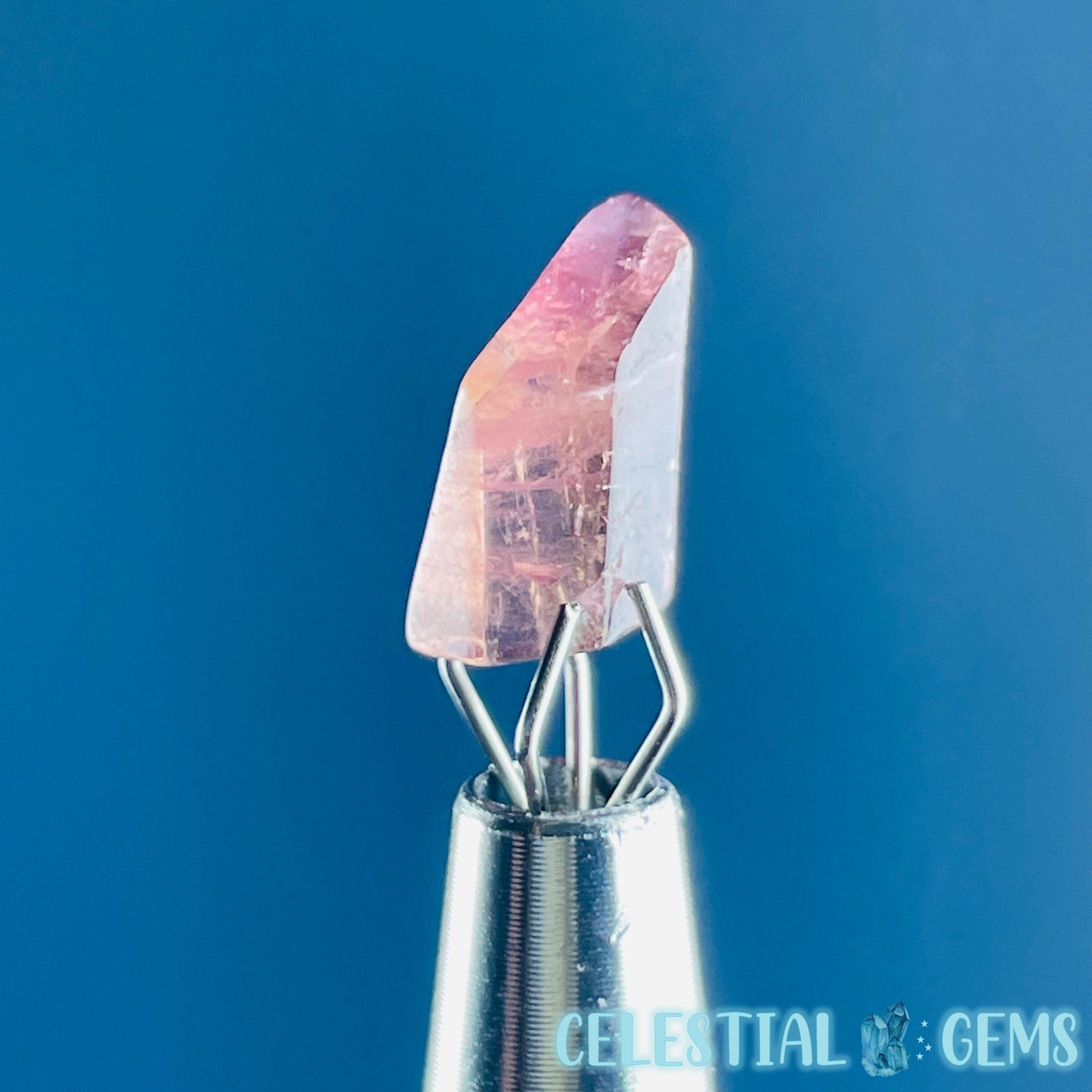 Pink Rubellite Tourmaline Faceted Mini Gemstone in Specimen Pottle