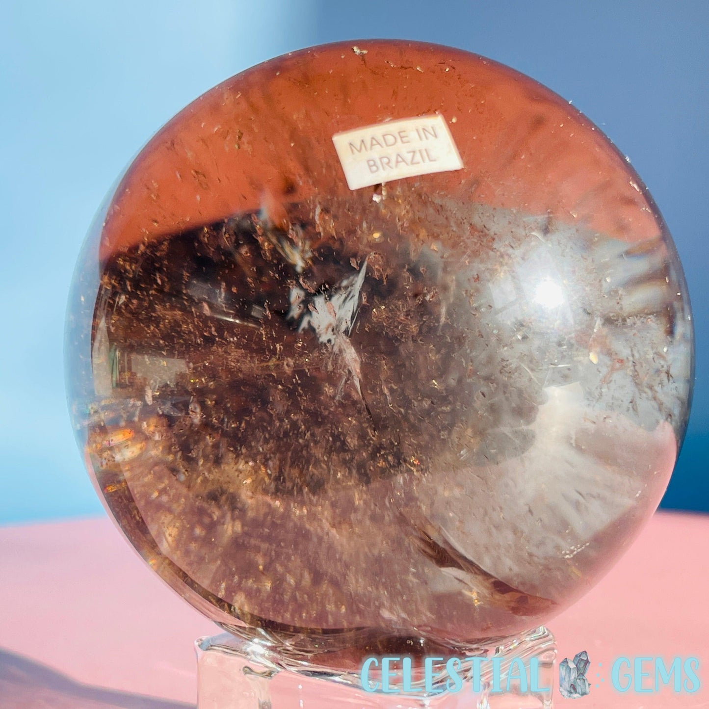 Smoky Quartz Large Sphere (Video)