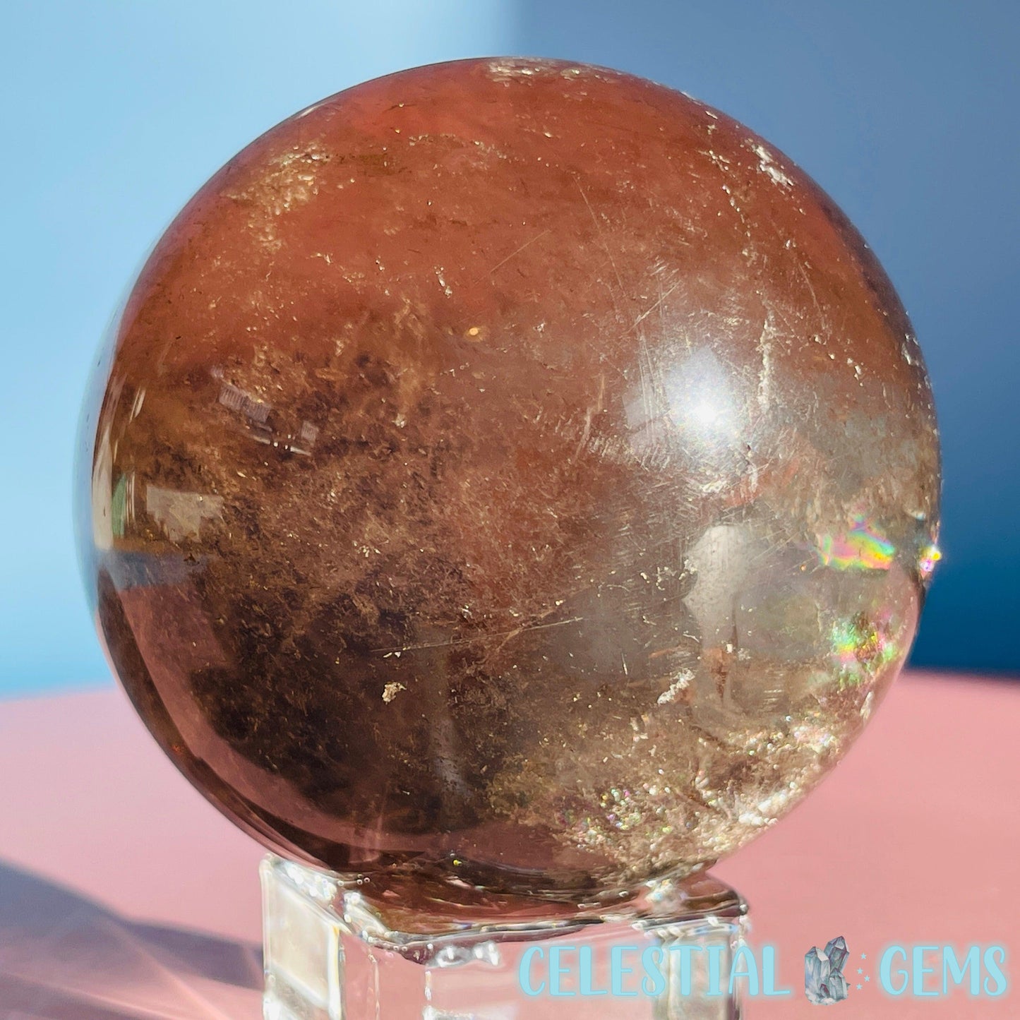 Smoky Quartz Large Sphere (Video)