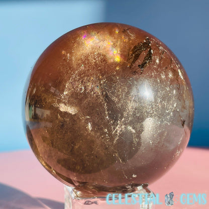 Smoky Quartz Large Sphere (Video)