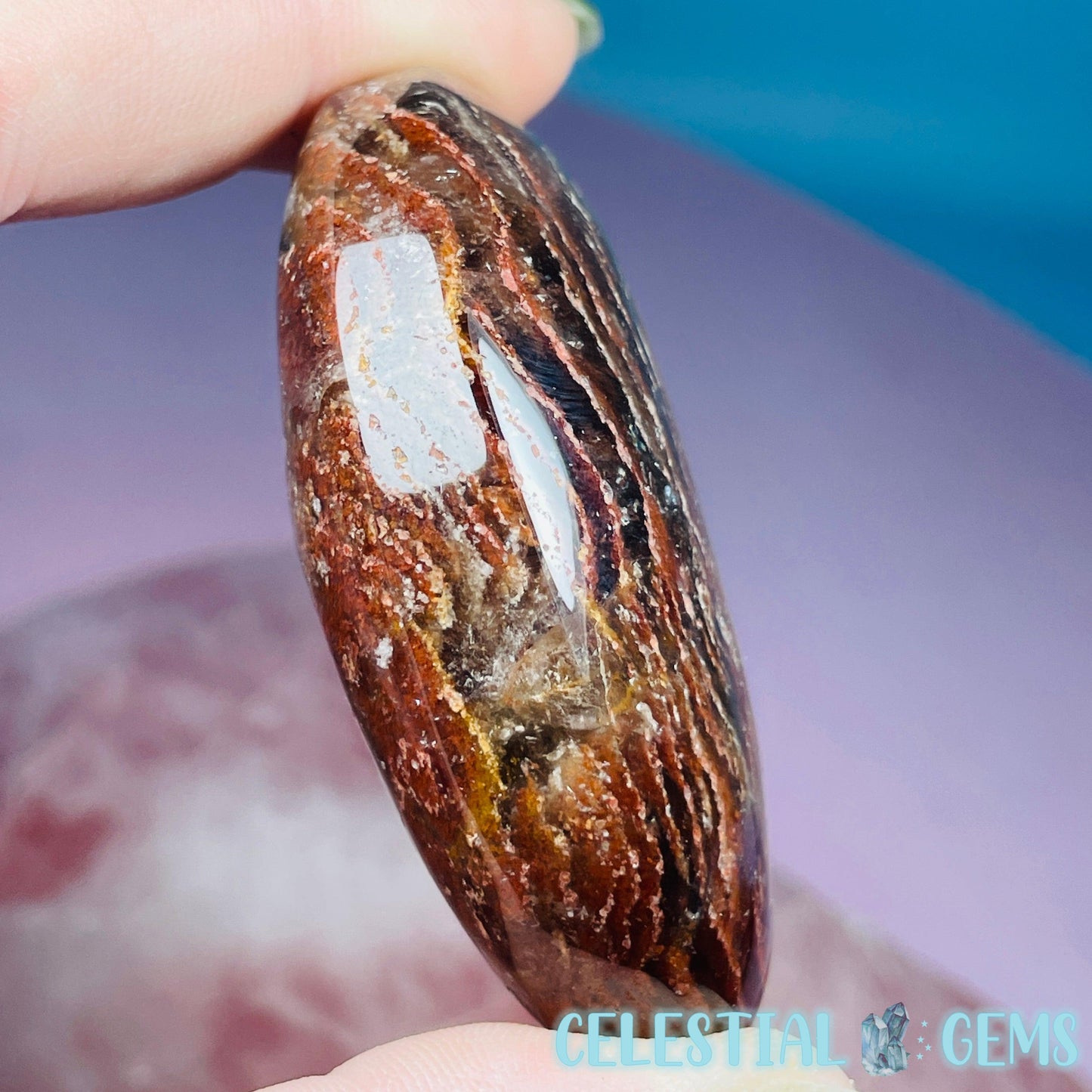 Thousand Layer Garden Quartz Palmstone