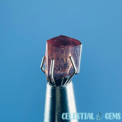 Pink Rubellite Tourmaline Faceted Mini Gemstone in Specimen Pottle