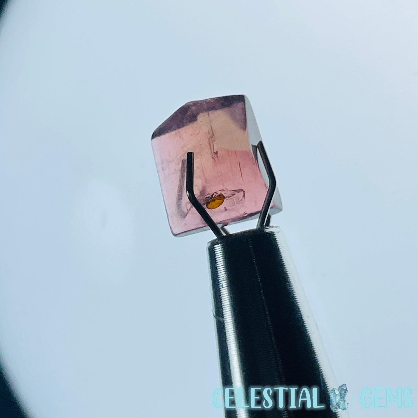 Pink Rubellite Tourmaline Faceted Mini Gemstone in Specimen Pottle