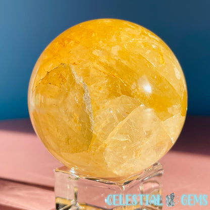 Golden Healer (Hematoid) Quartz Medium Sphere (Video)