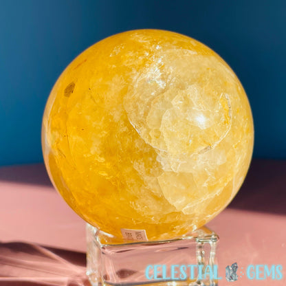 Golden Healer (Hematoid) Quartz Medium Sphere (Video)