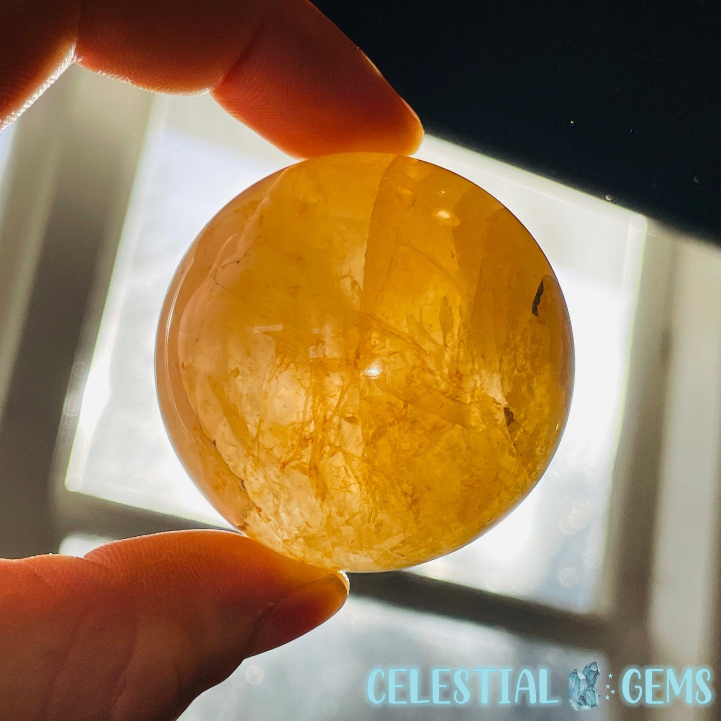 Golden Healer (Hematoid) Quartz Medium Sphere (Video)