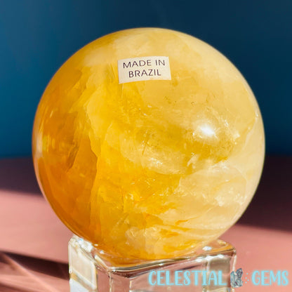 Golden Healer (Hematoid) Quartz Medium Sphere (Video)