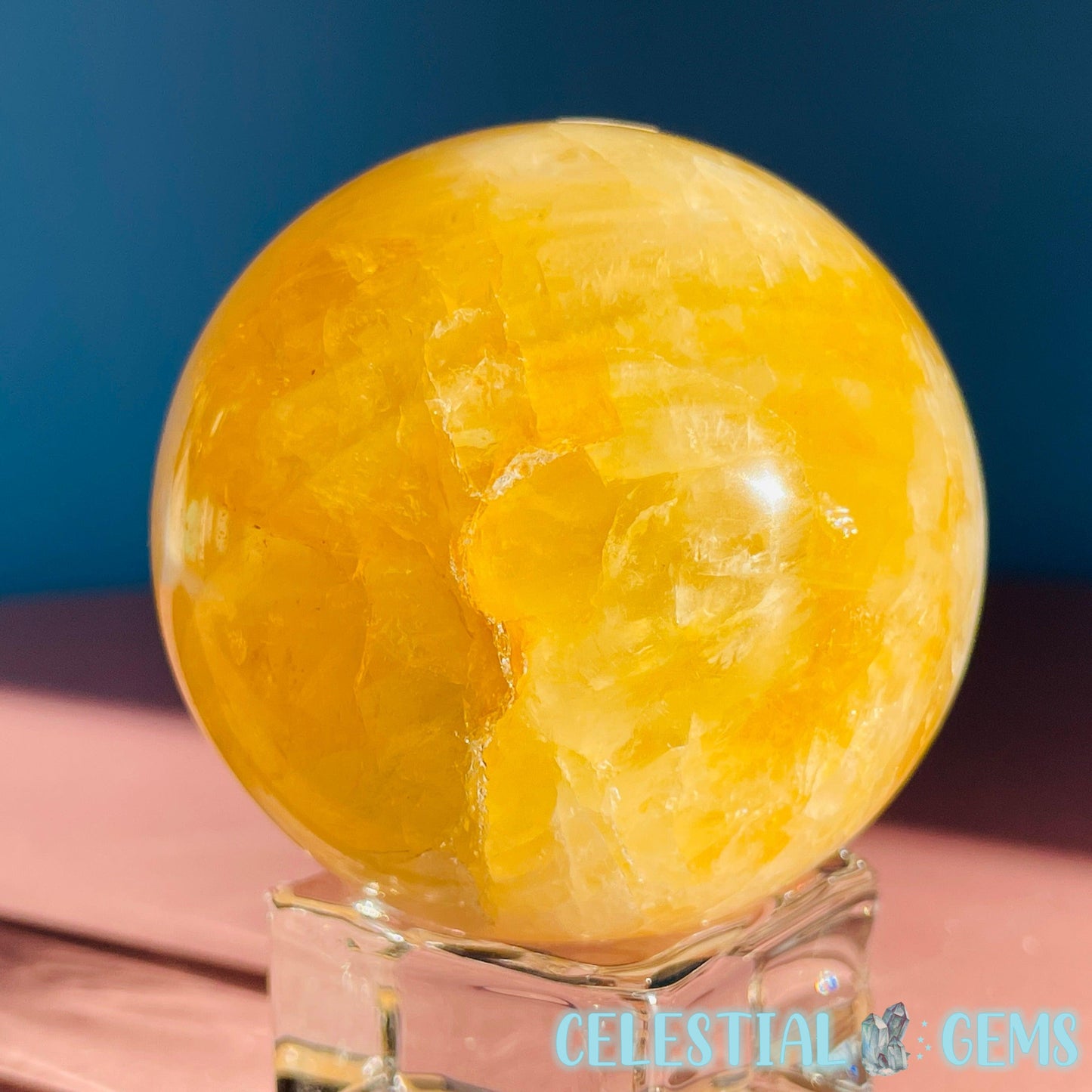 Golden Healer (Hematoid) Quartz Medium Sphere (Video)