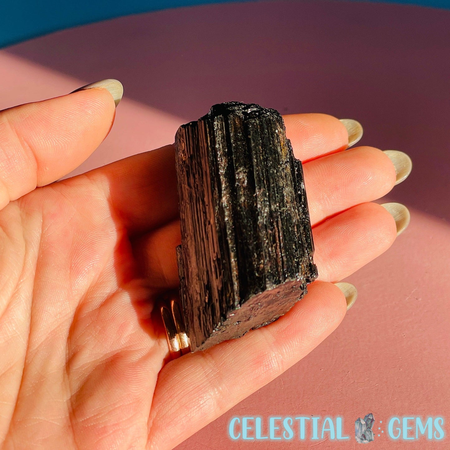 Black Tourmaline Raw Medium Chunk