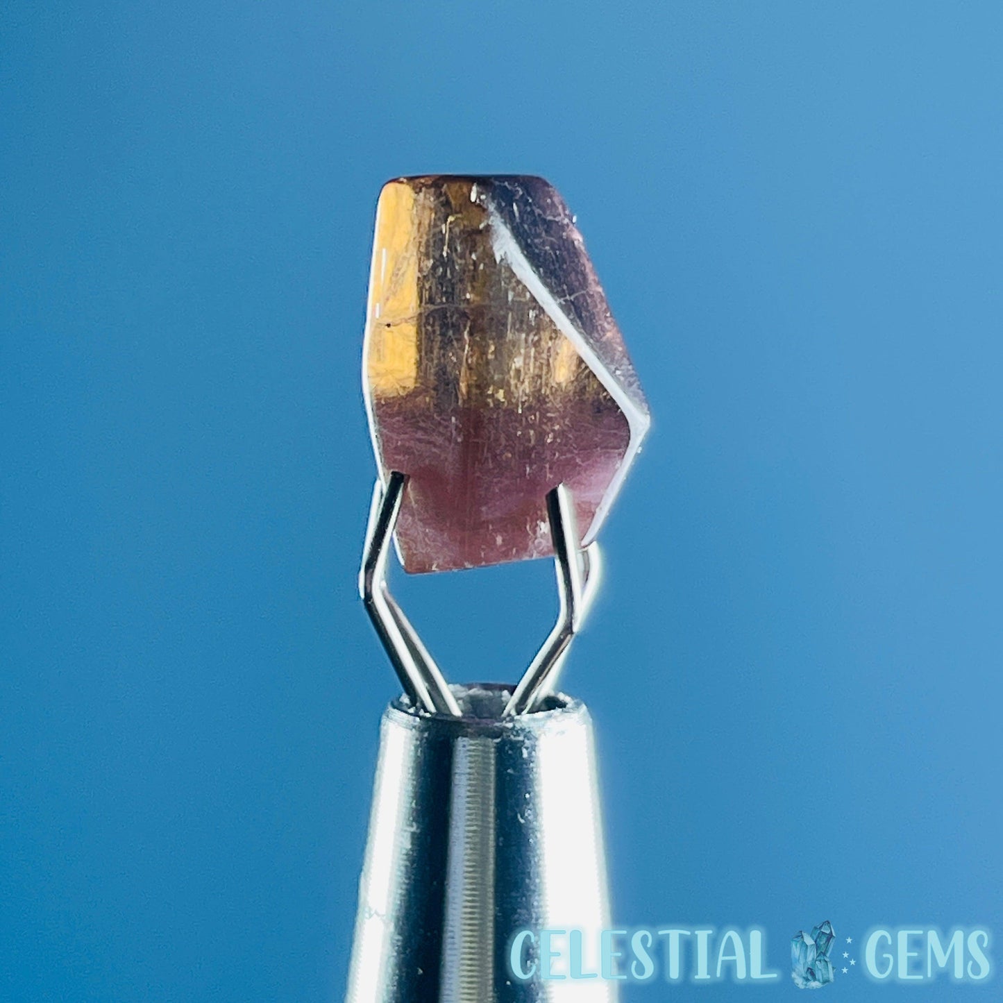 Pink Rubellite Tourmaline Faceted Mini Gemstone in Specimen Pottle