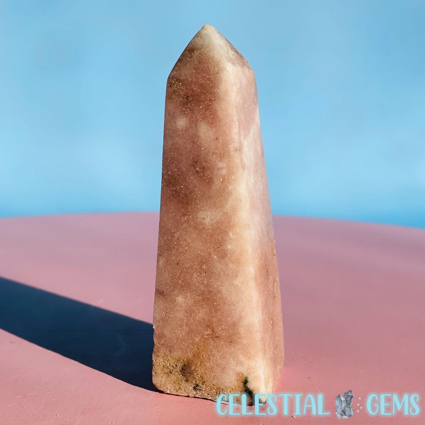 Pink Amethyst Polished Obelisk Medium Tower