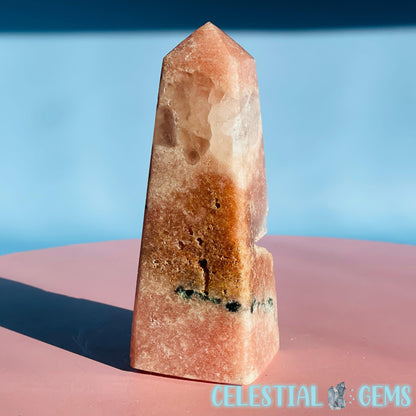 Pink Amethyst Polished Obelisk Large Tower