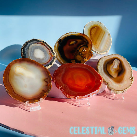 Agate Natural Medium Slice