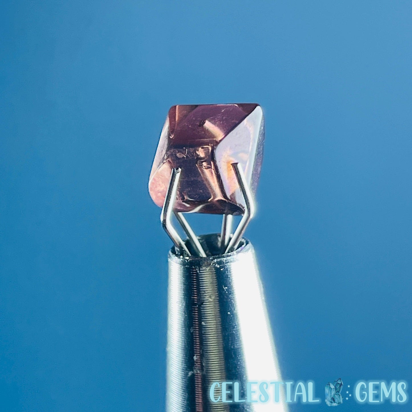 Pink Rubellite Tourmaline Faceted Mini Gemstone in Specimen Pottle