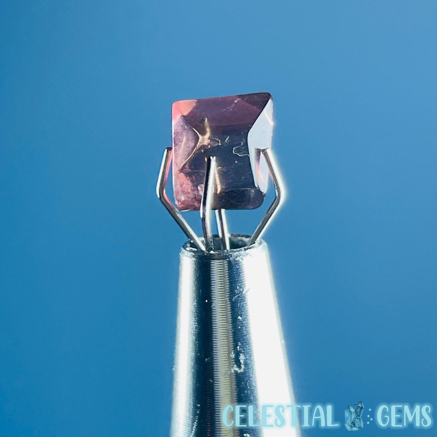 Pink Rubellite Tourmaline Faceted Mini Gemstone in Specimen Pottle