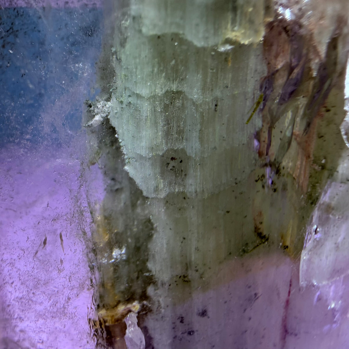 Green Amphibole Garden Quartz Chunky Medium Tower