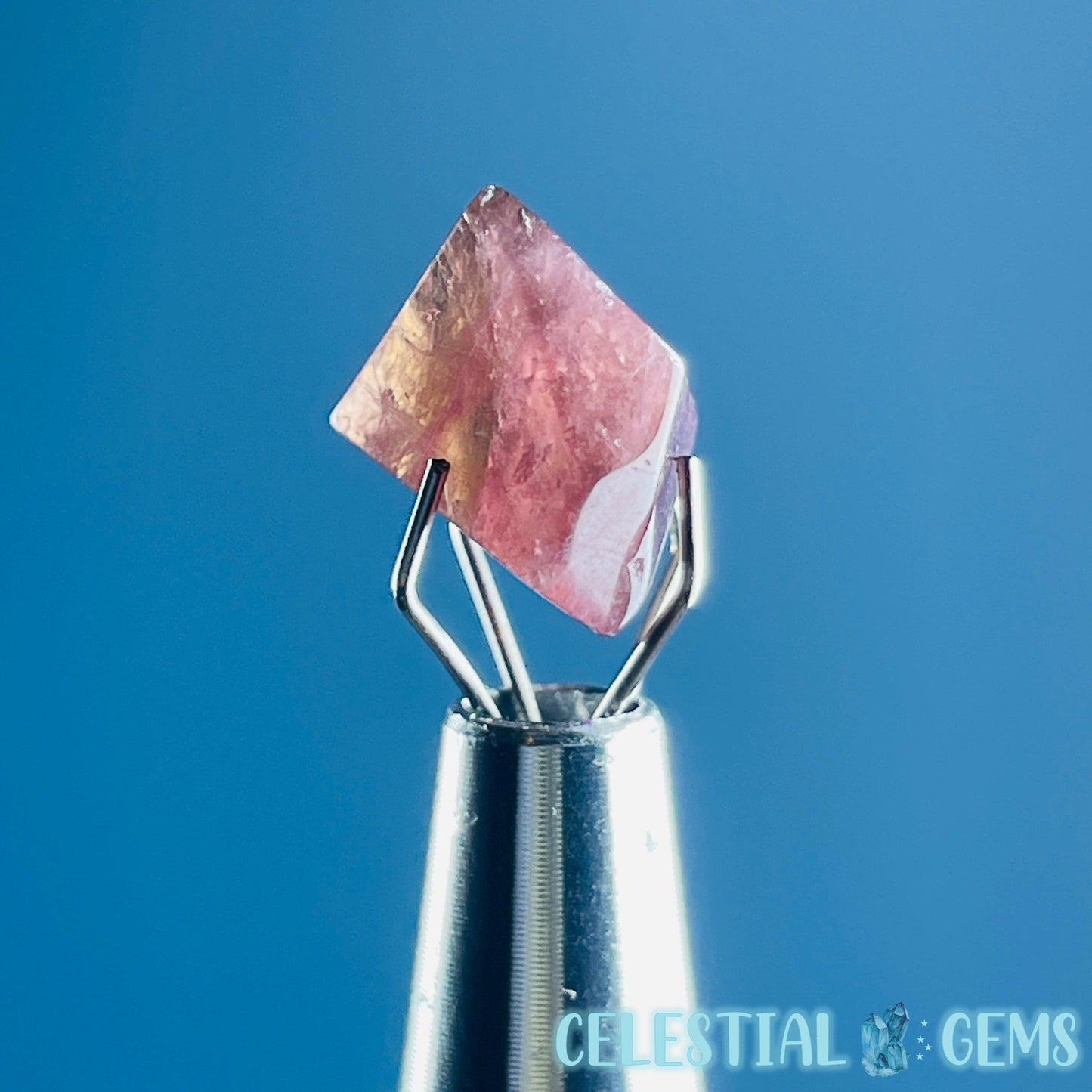 Pink Rubellite Tourmaline Faceted Mini Gemstone in Specimen Pottle