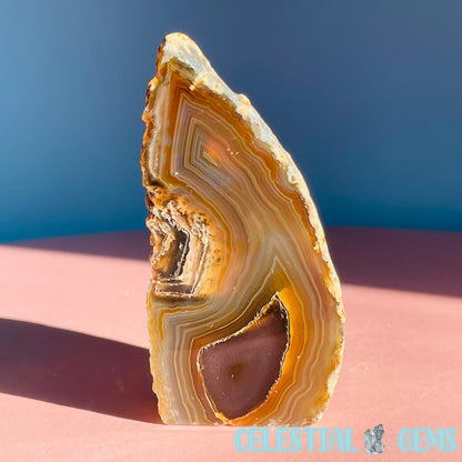 Natural Agate Small Semi-Polished Freeform