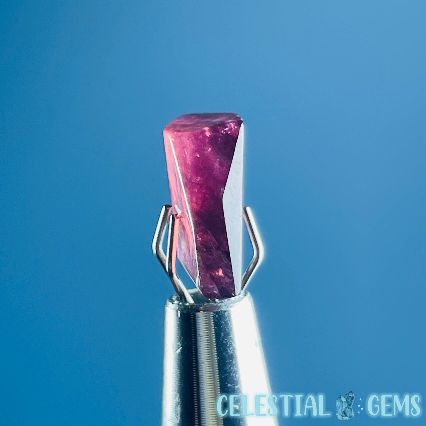 Pink Rubellite Tourmaline Faceted Mini Gemstone in Specimen Pottle