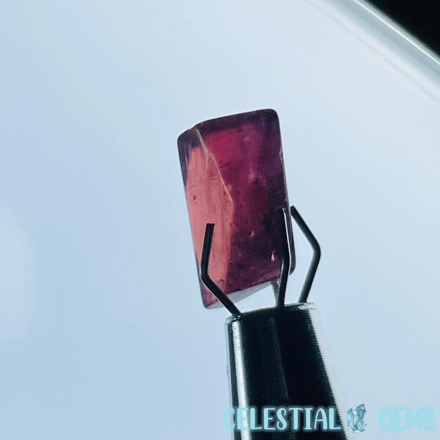 Pink Rubellite Tourmaline Faceted Mini Gemstone in Specimen Pottle