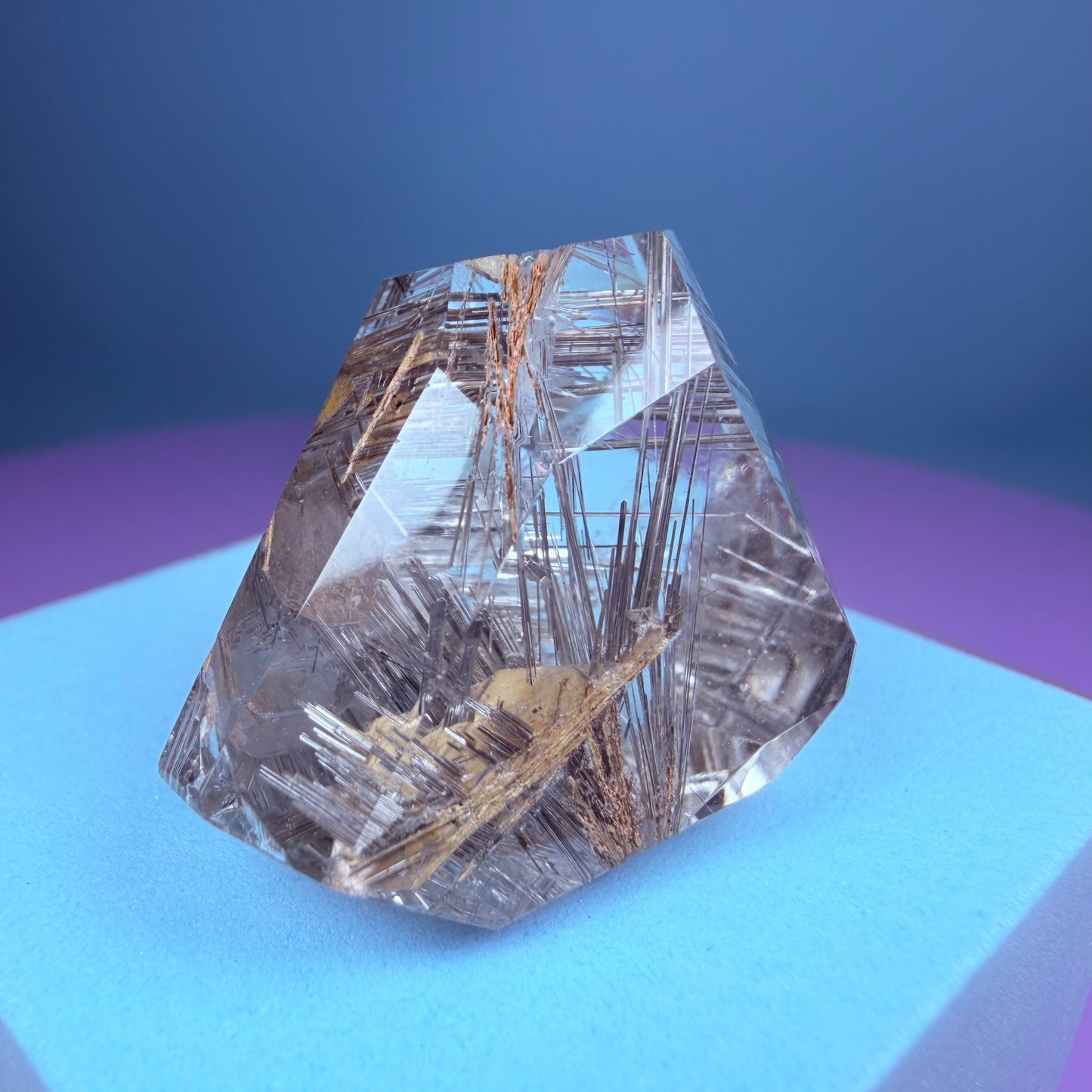 High Grade Silver Rutile Quartz Small Freeform