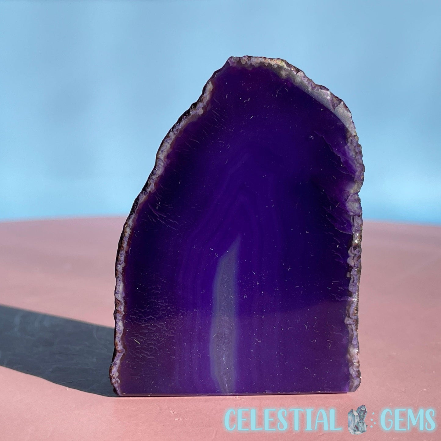 Purple Agate Small Semi-Polished Freeform