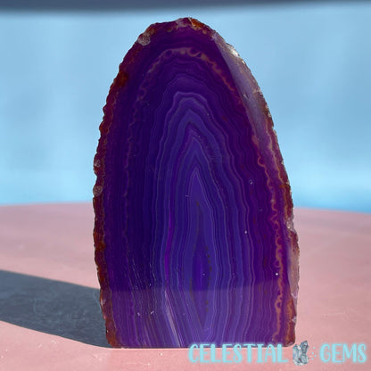 Purple Agate Small Semi-Polished Freeform